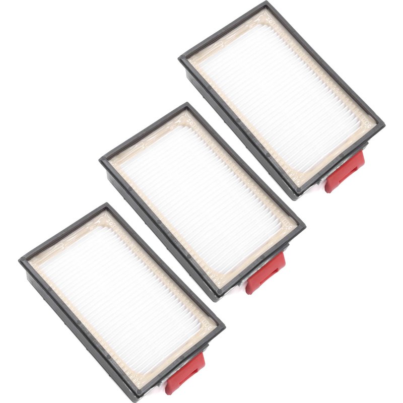 vhbw 3x Filtre compatible avec Bosch BGS 614 M1, 61466/01 Roxx`x Pro Energy, 6146601 aspirateur - Filtre HEPA contre les allergies