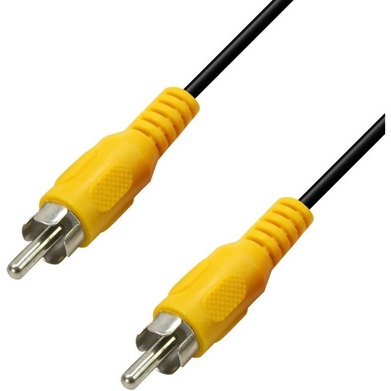 Waytex 22250 Câble RCA RCA mâle mâle câble vidéo composite longueur 1,50m