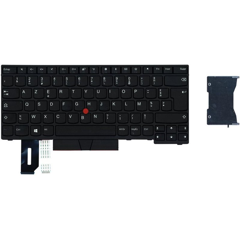 Lenovo - Clavier de remplacement pour ordinateur portable - avec Trackpoint, UltraNav - Français - pour ThinkPad E48X; E49X; L380; L380 Yoga; L390; L390 Yoga; L480; L490; T480; T49X