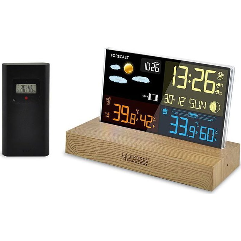 Station météo LA CROSSE TECHNOLOGY WS6206-BLA