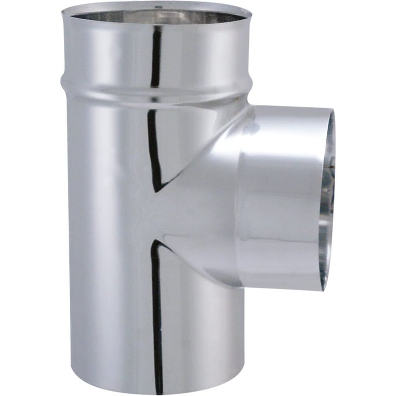 JONCOUX Tuyau TYRAL INOX 304 - Diam. 250 - Té 90° débouchure femelle