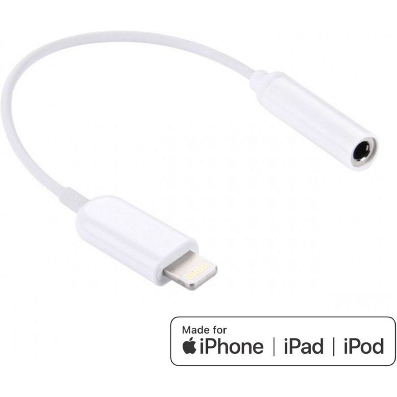 Adaptateur Lightning vers jack 3,5 mm certifié MFI Apple