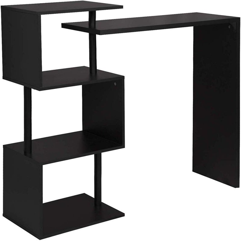Table De Bar En Mdf 100 Cm Noir Helloshop26 19_0000432