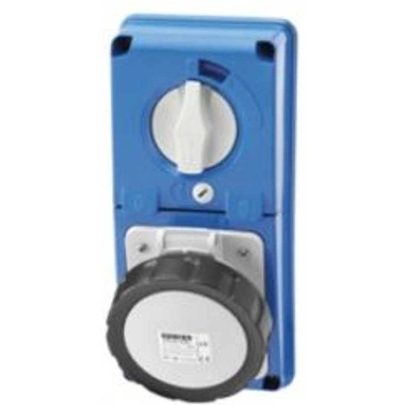 Gewiss-3p-Gw66332n sortie (ip67 t 7 heures 500 v 16 50/60 hz) Noir