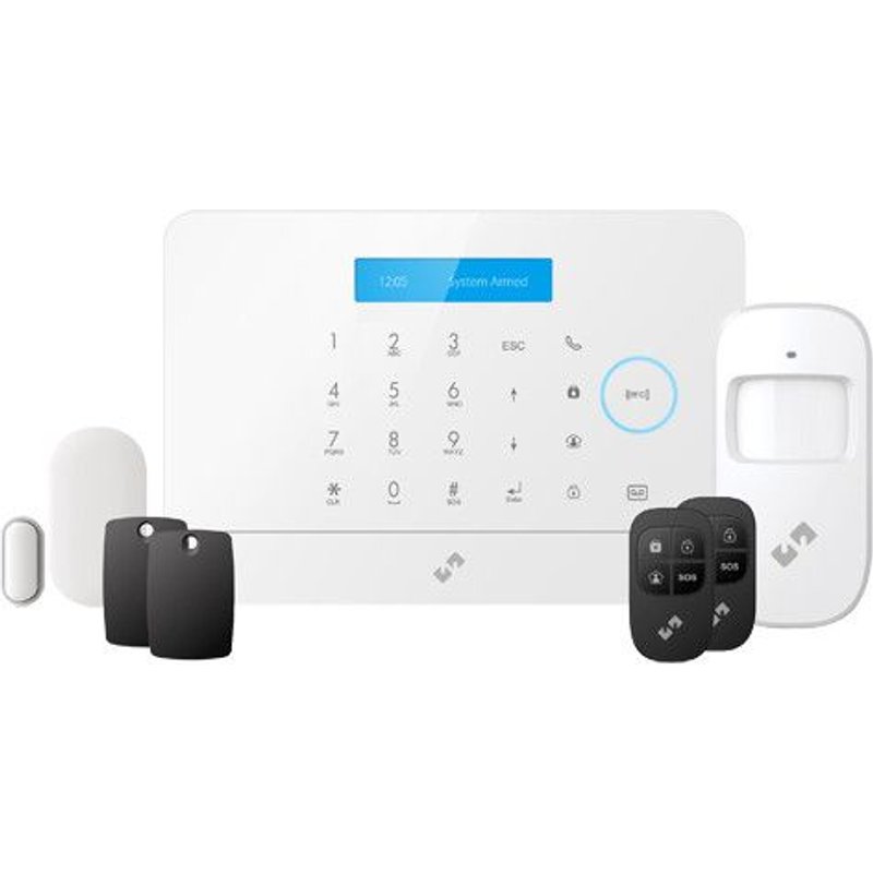 Wireless Gprs/wifi compatible home/office kit d'alarme pour Alexa et Google,Your Smart Nvian Nvs-a6wg