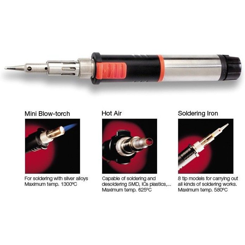 Soudeur professionnel d'étain à gaz 3 à 1 JBC SG1070 0201070