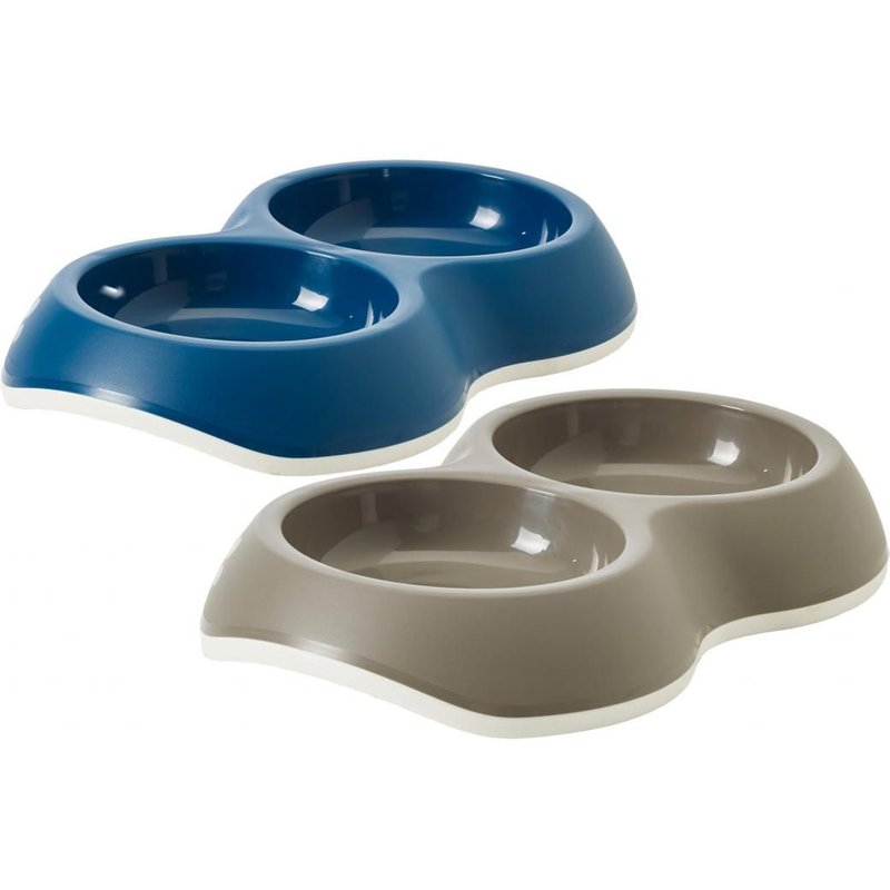 Mangeoire - Double Delice Drinker, Pour Petits Chiens Et Chats, Base Antidérapante, Haute Qualité.