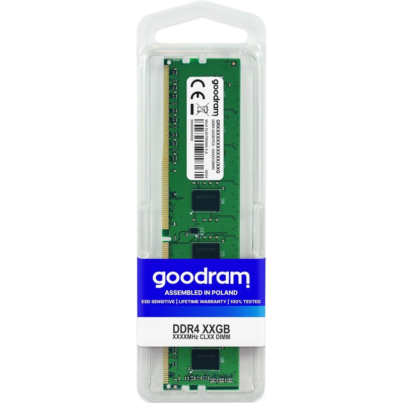 Goodram 16 go ddr4 ecc 2666 mhz w-mem2666e4d816g