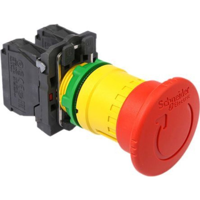 Interrupteur d'urgence de sommeil fermé X2 3a/240vac Schneider Xb5as8444