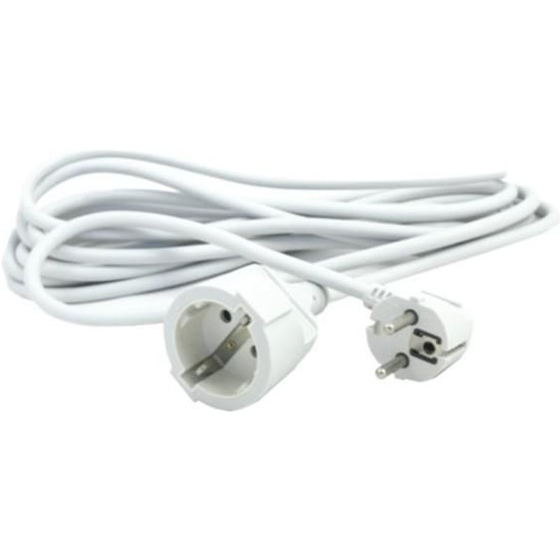 Extension électrique Schuko 4,8mm 3m 16A BLANC