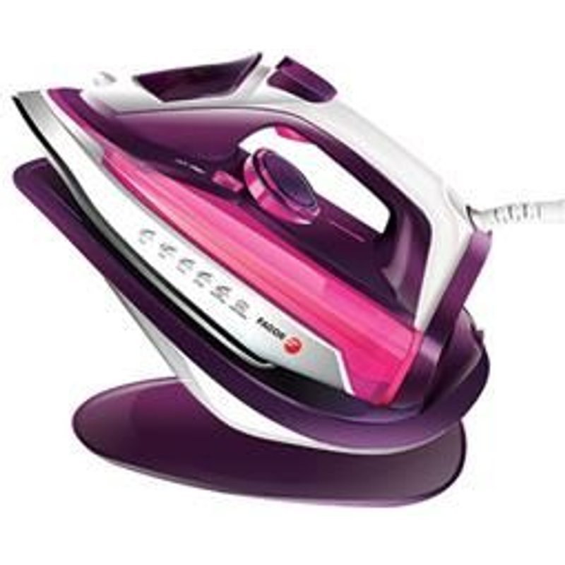 Fer à repasser fagor sans fil 2 en 1 avec socle-220w-violet