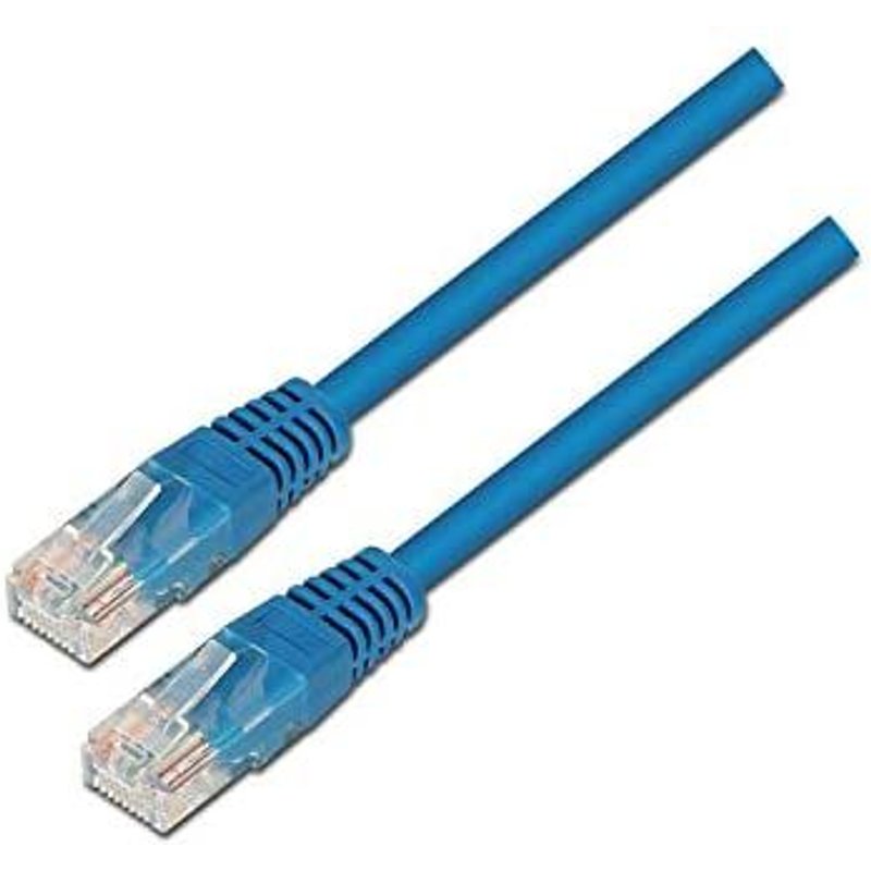 Aisens - câble réseau patch cord rj45 cat.6 utp awg24, bleu, 3.0m
