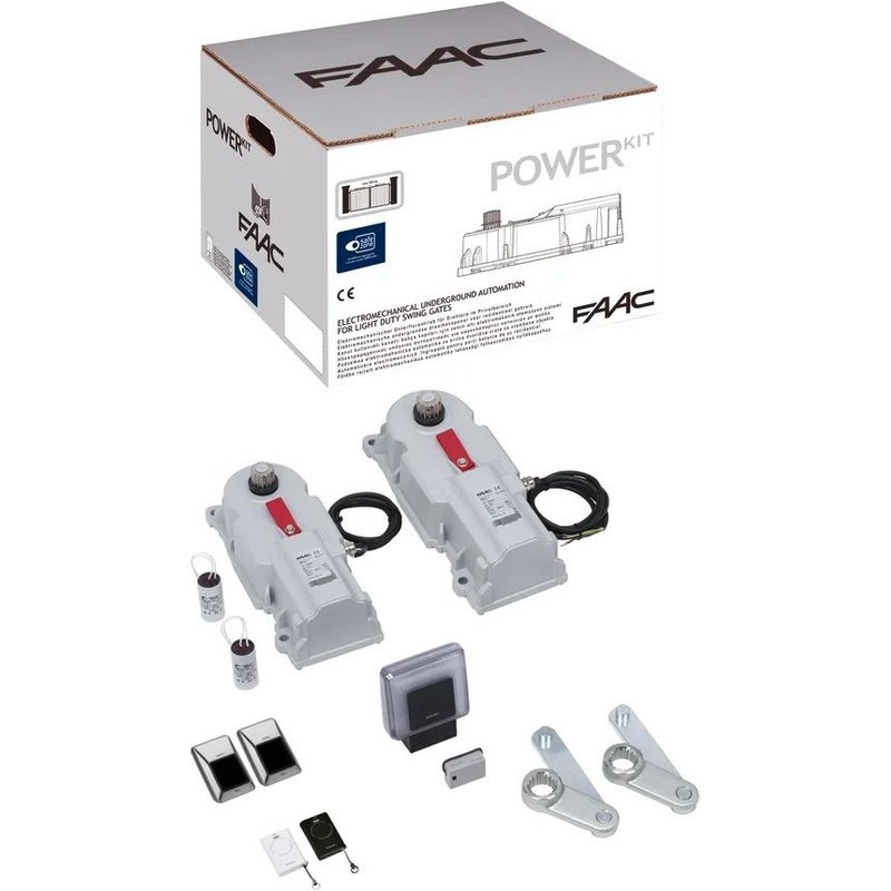 Kit Power pour portail battant 24V - FAAC - 106745