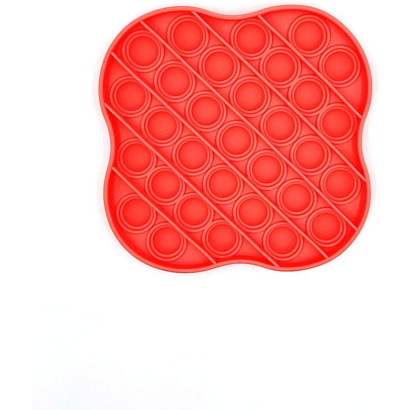 Pop It Fidget Jouet De Détente Rouge