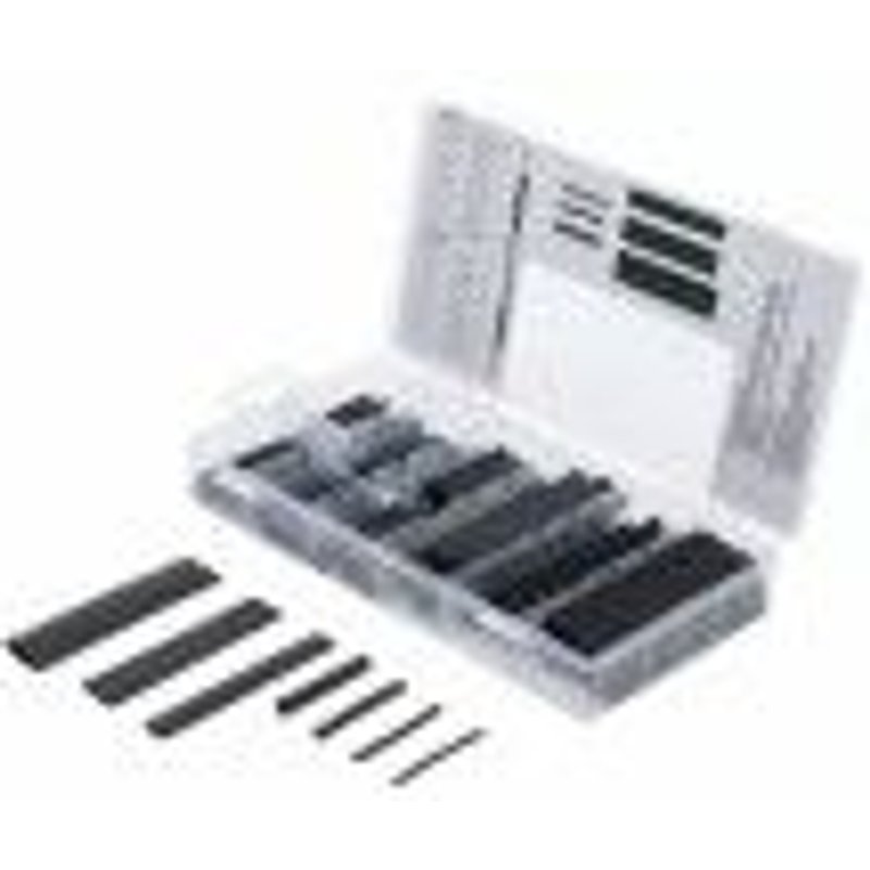 Coffret 126 gaines thermorétractables ° 2 - 2.5 - 3.5 - 5 - 7 - 10 - 13 mm BGS TECHNIC