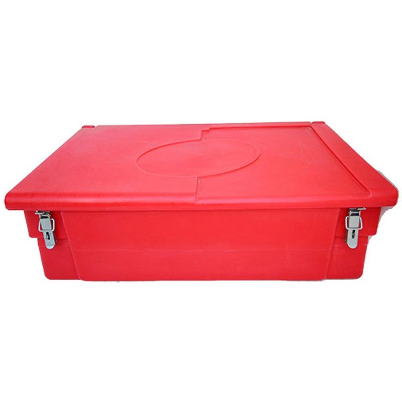 Bac à sable-sel-stockage 100l avec grenouillères de fermeture