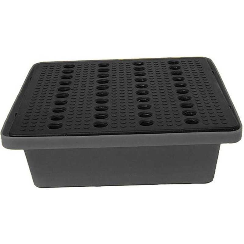 Bac de rétention 30l empilable avec caillebotis