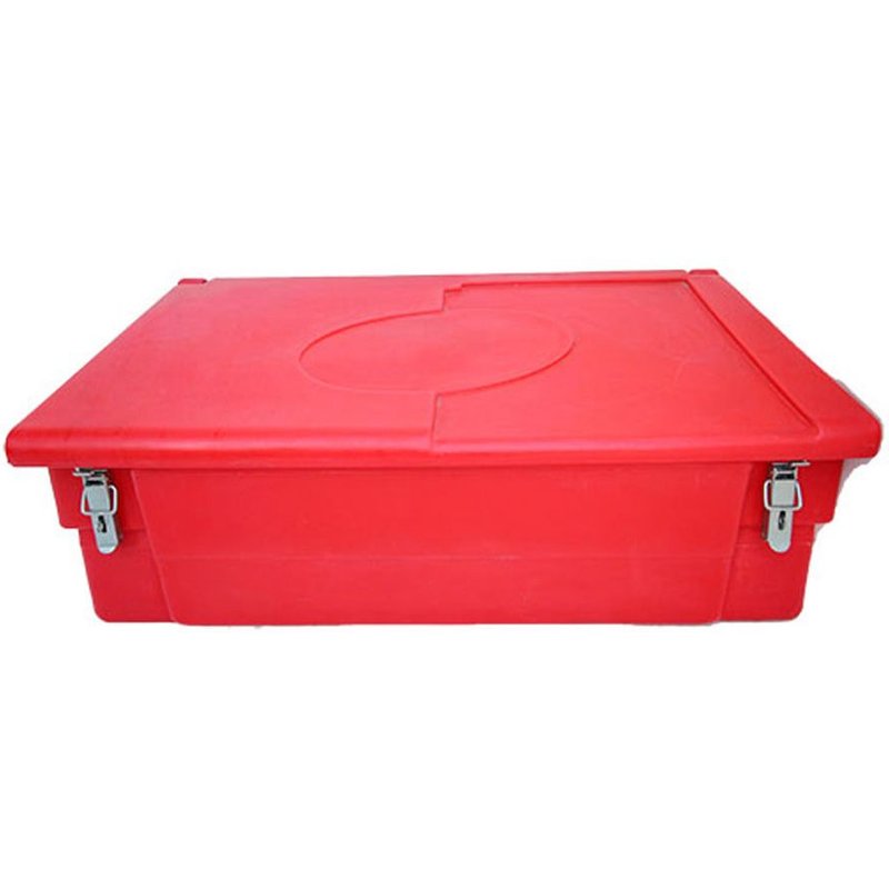 Bac à sable-sel 100l avec grenouillères-cadenas- pelle