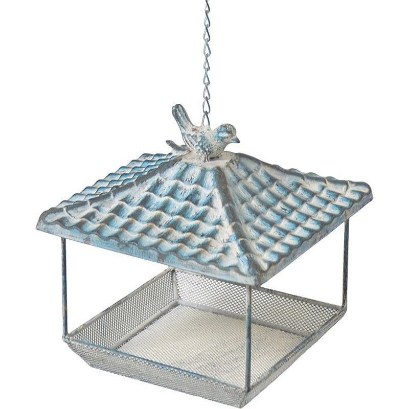 Mangeoire Oiseaux À Suspendre 20x20x58cm