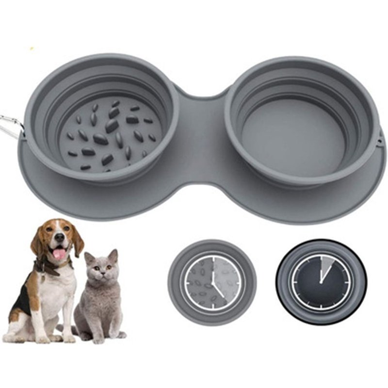 Gamelle Pliable En Silicone De Qualité Pour Chien