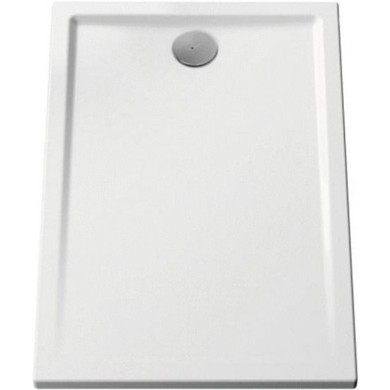 Receveur ultra-plat à poser ou à encastrer PMR CASCADE 100x80x4 VITRA 5763L003M0695