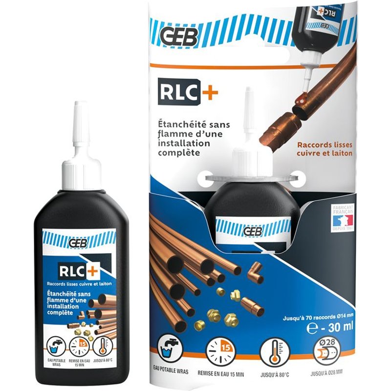 Raccordement sans soudure RLC+ flacon 30ml - GEB - 814655