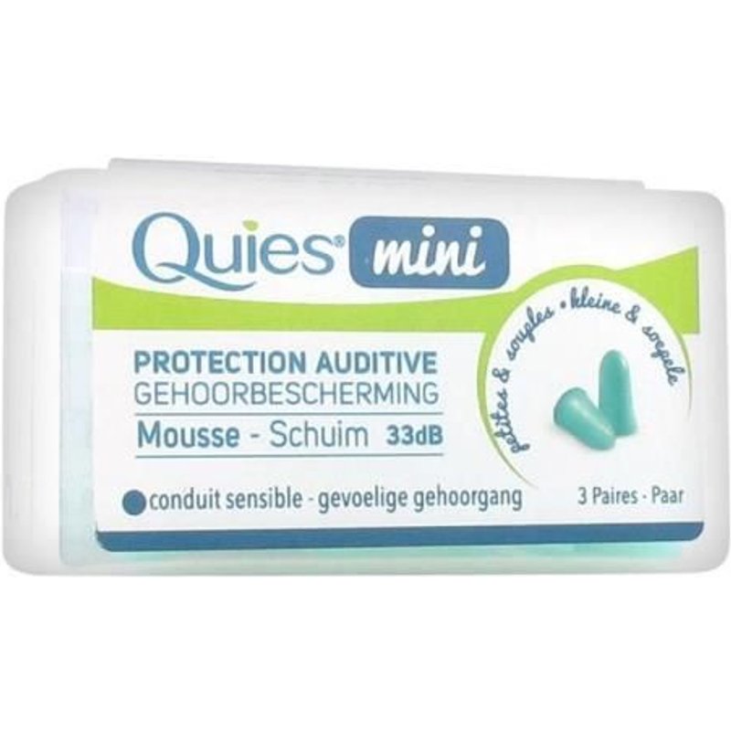 Quies Mini Protection Auditive Mousse 3 Paires