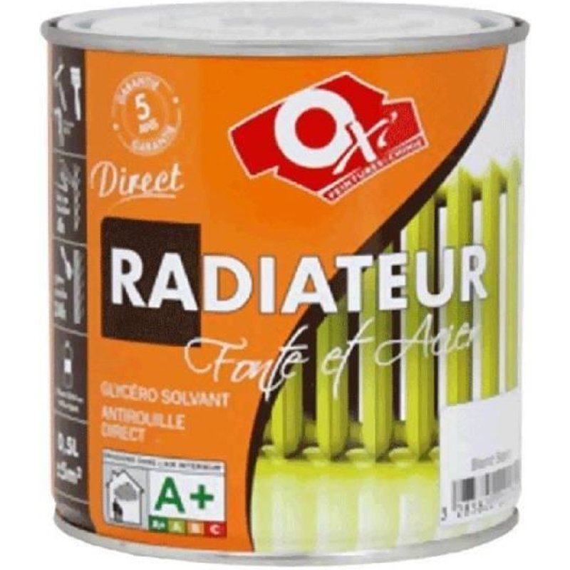 RADIATEUR SPÉCIAL FONTE BLANC SATIN - 1.5 Litres