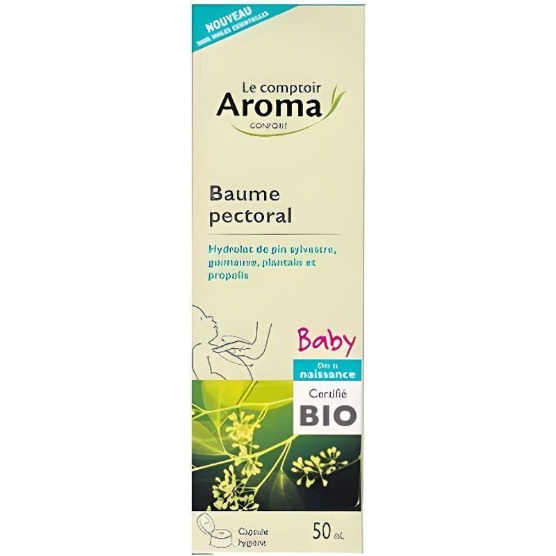 Le Comptoir Aroma Baume Pectoral Baby 50ml