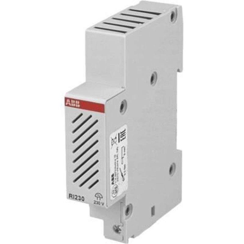 Sonnerie modulaire 230V ABB Largeur 18 mm. Tension : 230V. Pour tableau électrique.