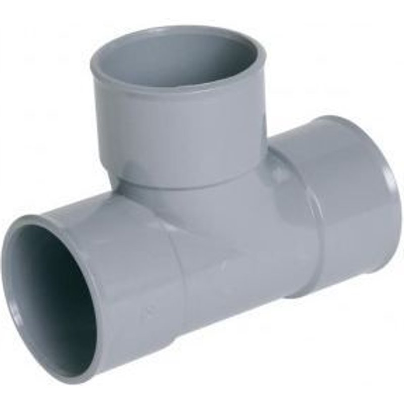 Té pied de biche 87°30 en PVC diamètre 50, FF do?