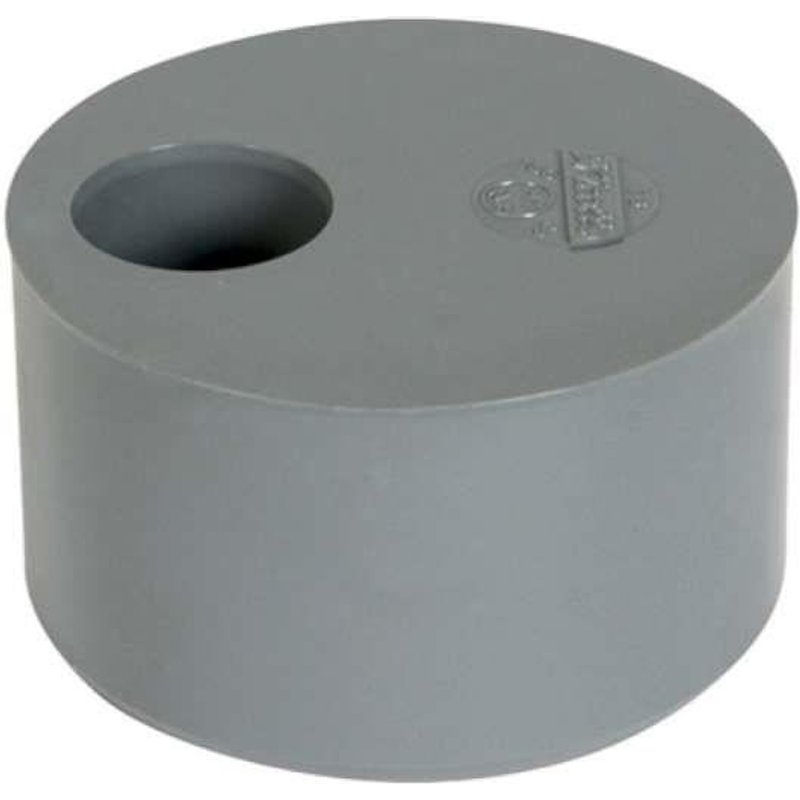 TAMPON DE REDUCTION INCORPOREE PVC MALE 100MM FEMELLE 50MM - NICOLL