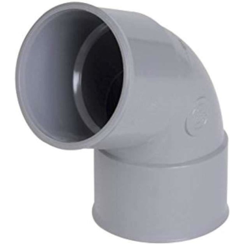 COUDE PVC 67° FEMELLE/FEMELLE DIAMETRE 50MM - NICOLL - 5 PIECES