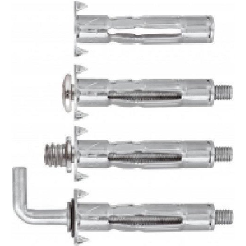 Chevilles PLAC avec vis Cruciforme M5 x 37 mm