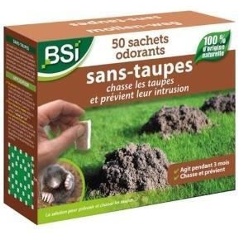 Répulsif taupes sachets hydrosoluble x50