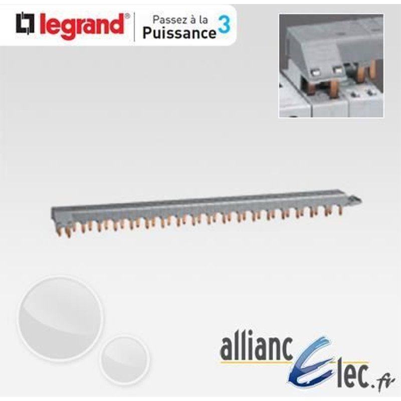 Peigne Tétrapolaire 6 modules Legrand HX3