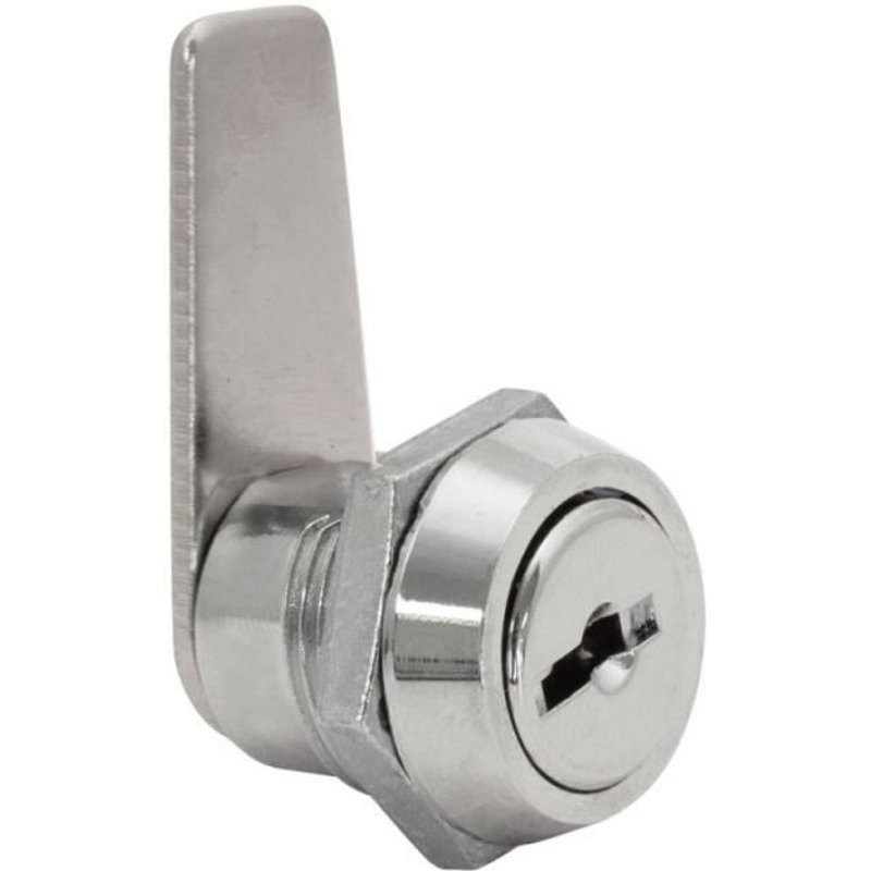 Serrure 111 a. nickel. languette droite 34mm. avec 2 clés. ifam