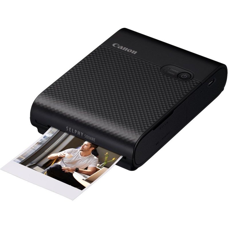Canon SELPHY Square QX10 - Imprimante - couleur - thermique par sublimation - 72 x 85 mm jusqu'Ă 0.7 min/page (couleur) - Wi-Fi - noir
