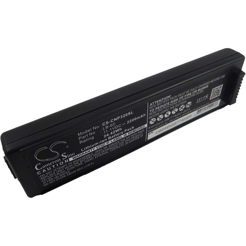 vhbw Batterie remplacement pour Canon QK1-2505-DB01-05 pour imprimante, scanner, imprimante d'étiquettes (2200mAh, 11,1V, Li-ion)