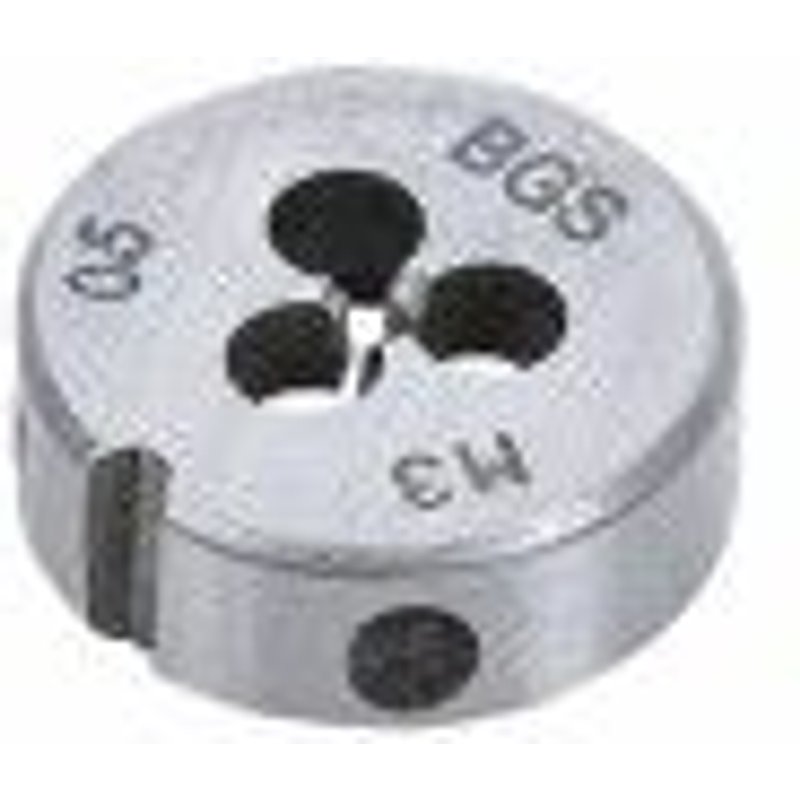 Filière à main M 3 x 0,5 x 25 mm BGS TECHNIC