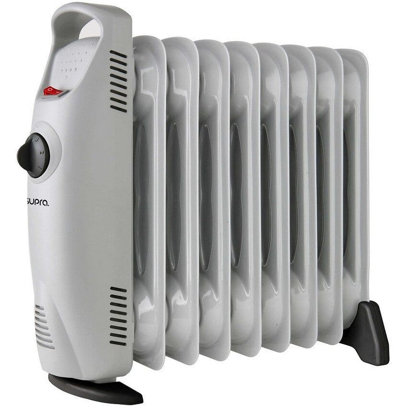 Supra OLIA - Radiateur Ă huile - pose au sol - 1000 Watt - gris