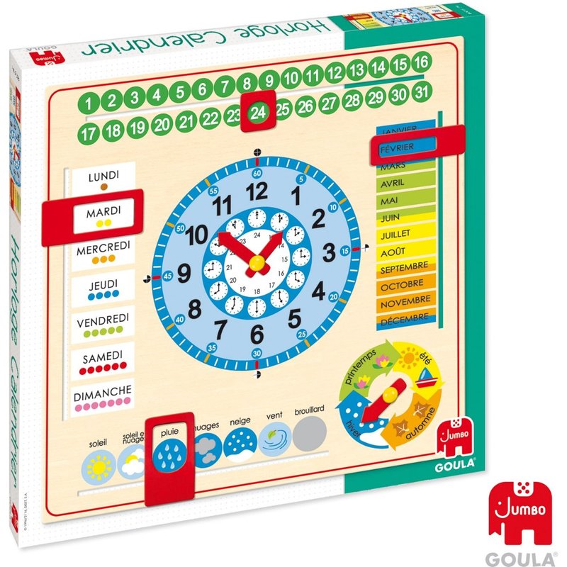 Goula Horloge Calendrier Français