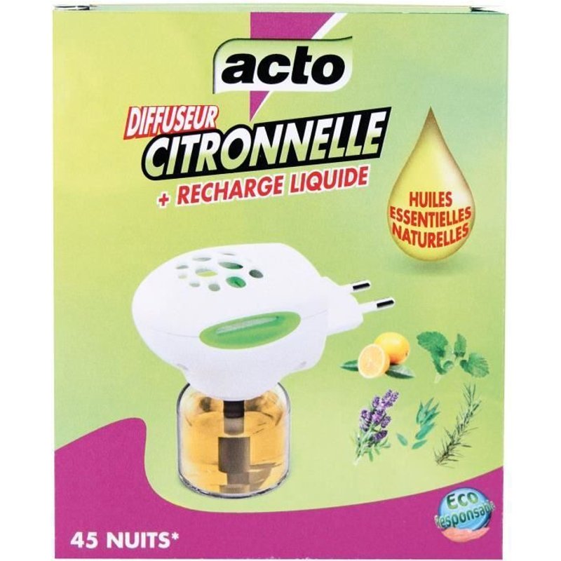 ACTO Diffuseur électrique citronnelle