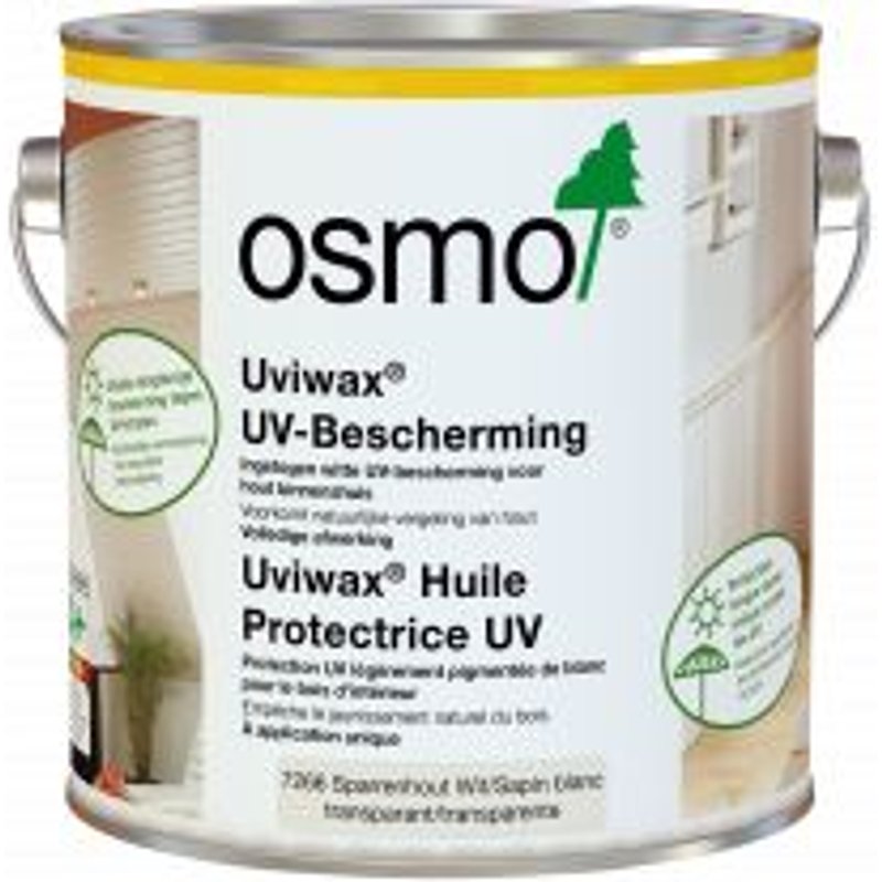 Huile Protectrice UV Uviwax® UV-Protection - Sapin blanc 2,5 L