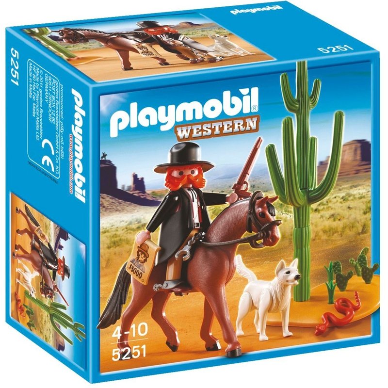 Playmobil 5251 - Shérif À Cheval Avec Chien