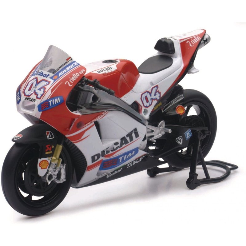 Ducati Moto GP 2015 Dovizioso Réplica 1:12 NewRay rouge/blanc