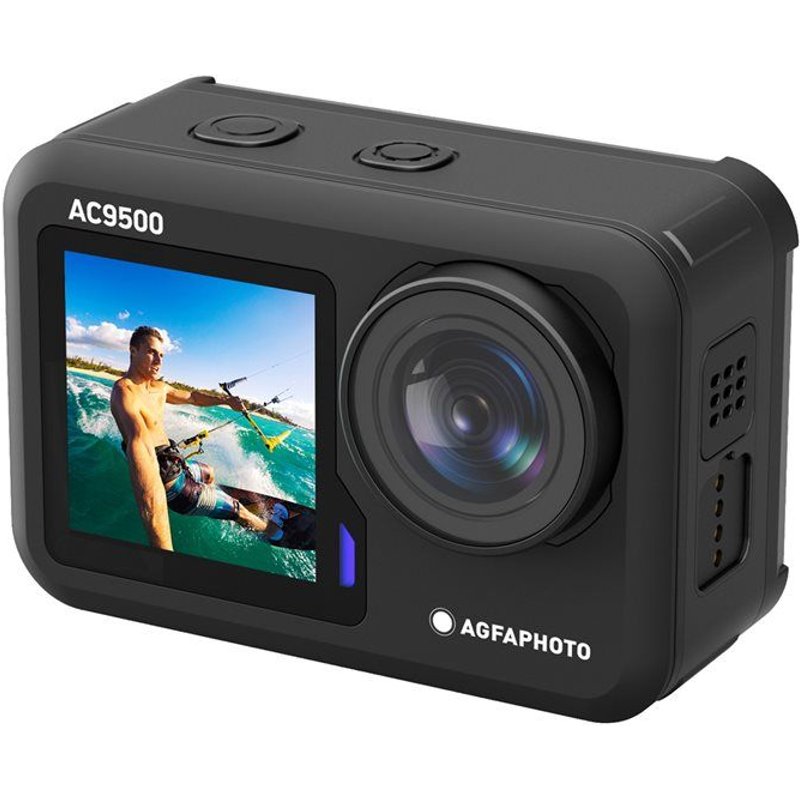 AgfaPhoto Realimove AC9500 - Caméra de poche - 4K / 30 pi/s - 12.0 MP - Wi-Fi - sous-marin jusqu'à 18 m