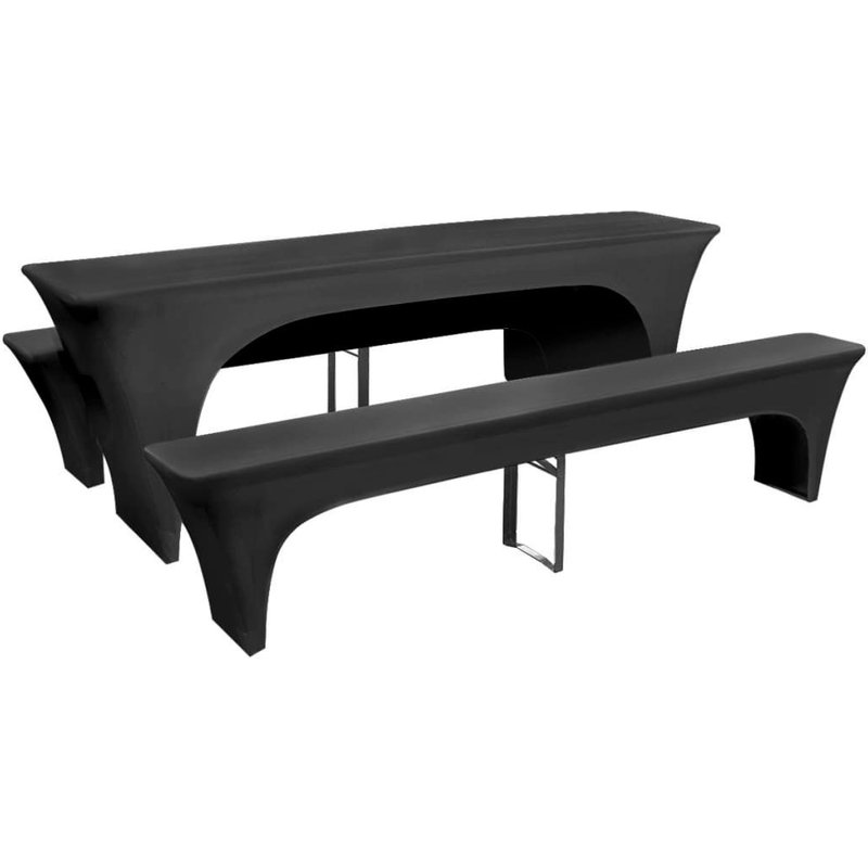 Vidaxl Housse Pour Table De Pique-Nique/Bancs 3 Pièces Anthracite