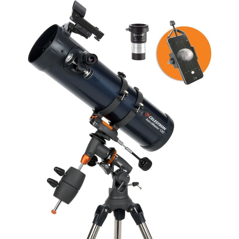 Celestron - Astromaster Reflector 130eq With Phoneadapter And T2-barl