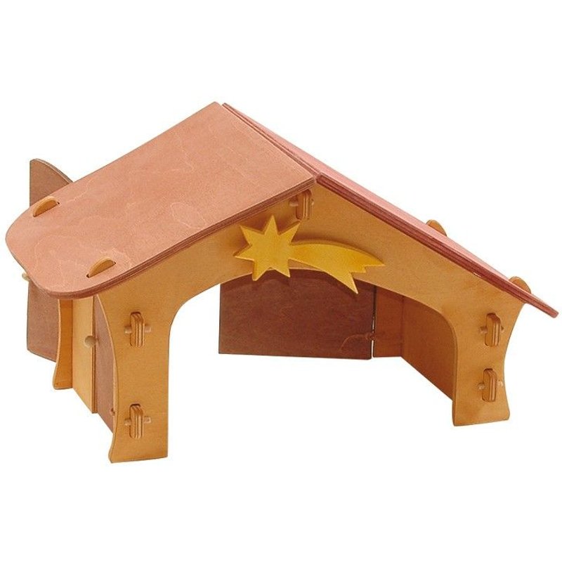 Ostheimer Kerststal Met Ster + Vogelbord